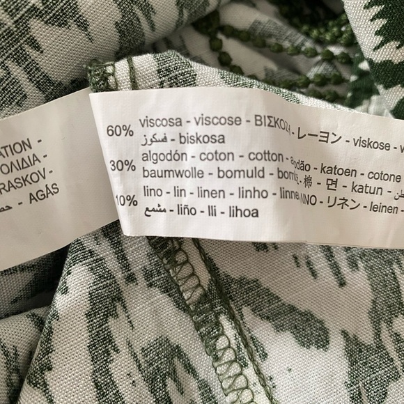 Zara Mini Skirt with Fringe and Front Tie Size S - Picture 11 of 11